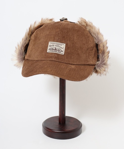 Well-Tailored（ウェルテイラード）の「Well-Tailored FLAP CAP CORDUROY（キャップ・メンズ・モカ/ブラック/カーキ/ベージュ・FREE）」の11枚目の写真