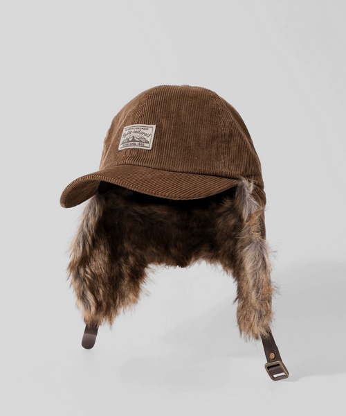 Well-Tailored（ウェルテイラード）の「Well-Tailored FLAP CAP CORDUROY（キャップ・メンズ・モカ/ブラック/カーキ/ベージュ・FREE）」の5枚目の写真