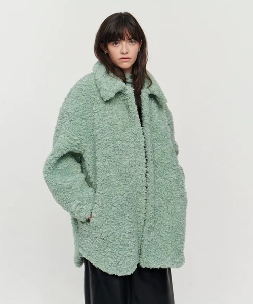 jakke ジャッキー　TAMMY フェイクファー　ジャケット　UK10 jakke（ジャッキー）の「【JAKKE/ジャッキー】tommyファー