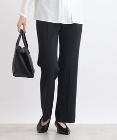 セール】＜H＞クリアウール ダブルクロス ノープリーツパンツ