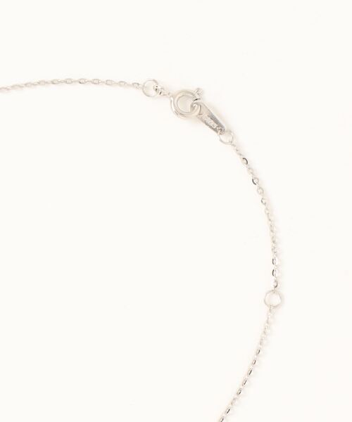 ESTELLE（エステール）の「シルバー キュービックジルコニア ネックレス ESTELLE/エステール（ネックレス・レディース・ホワイト・40cm）」の9枚目の写真