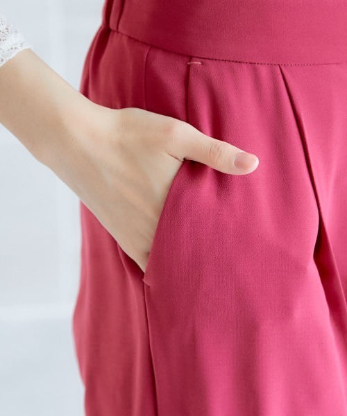 miclat(ミクラ)の「大きいサイズ ワイドパンツ miclat(その他パンツ・レディース・ネイビー/レッド・5L/LL/3L/L/4L)」の9枚目の写真