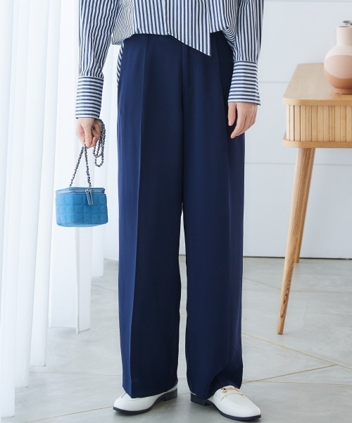 miclat(ミクラ)の「大きいサイズ ワイドパンツ miclat(その他パンツ・レディース・ネイビー/レッド・5L/LL/3L/L/4L)」の22枚目の写真