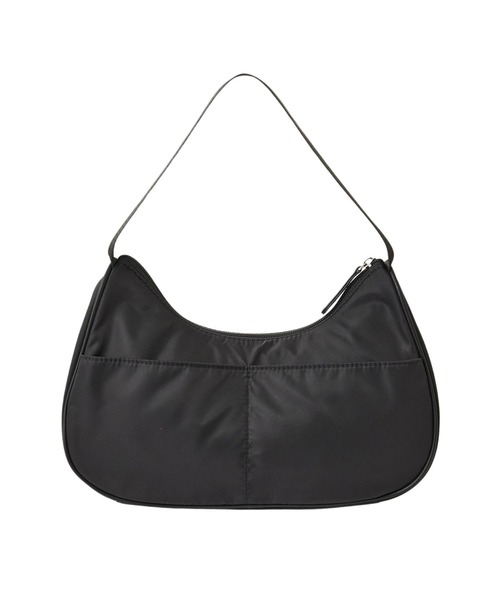 MILKFED.(ミルクフェド)の「LOGO PLATE HANDBAG(ハンドバッグ・レディース・オリーブ/ライトブルー/ブラック・ONE SIZE)」の5枚目の写真