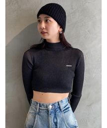 EMODA | ハイネッククロップニット(ニット/セーター)