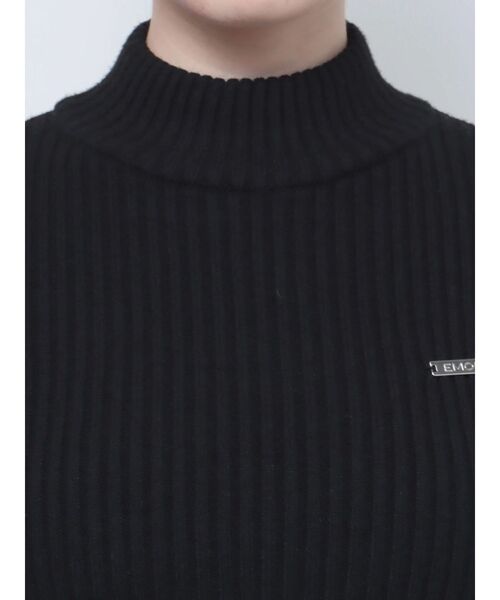 EMODA(エモダ)の「ハイネッククロップニット(ニット/セーター・レディース・ブラック/ブルー/ピンク/ホワイト/その他・FREE)」の12枚目の写真