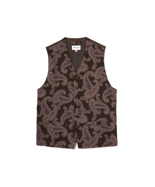 AMERICAN RAG CIE（アメリカンラグシー）の「ウールジャカードベスト（ベスト・メンズ・ブラック/ブラウン・M/L）」の3枚目の写真