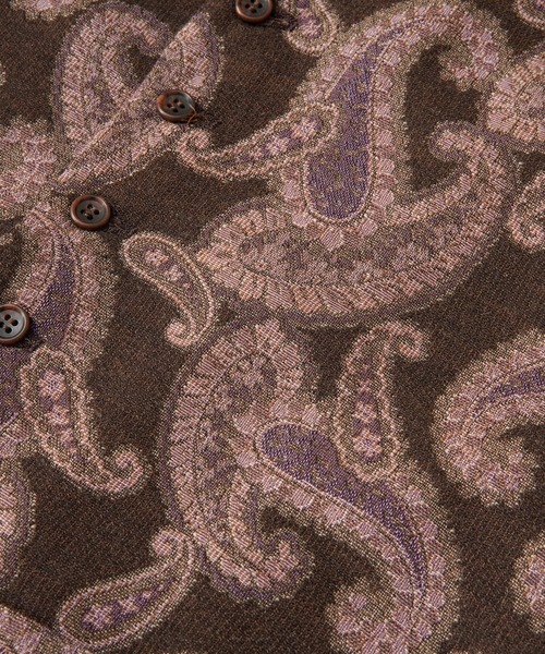 AMERICAN RAG CIE（アメリカンラグシー）の「ウールジャカードベスト（ベスト・メンズ・ブラック/ブラウン・M/L）」の7枚目の写真