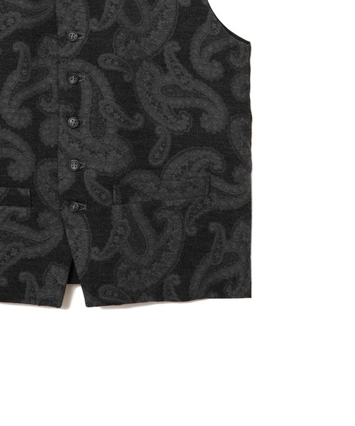 AMERICAN RAG CIE（アメリカンラグシー）の「ウールジャカードベスト（ベスト・メンズ・ブラック/ブラウン・M/L）」の11枚目の写真