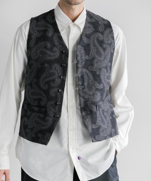 AMERICAN RAG CIE（アメリカンラグシー）の「ウールジャカードベスト（ベスト・メンズ・ブラック/ブラウン・M/L）」の18枚目の写真