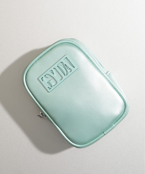 GYDA（ジェイダ）の「【GYDA/ジェイダ】 FRAME METAL SERIES たて型ポーチ（ポーチ・レディース・シルバー/ブラック/ミント・FREE）」の8枚目の写真