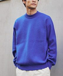 EDIFICE | コットン/カシミヤ スムースニット モックネック(ニット/セーター)