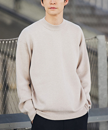 EDIFICE | コットン/カシミヤ スムースニット モックネック(ニット/セーター)