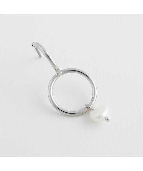 JewCas（ジュアキャス）の「ノットアレ【金属アレルギー対応】 淡水パールpearlピアス[NOA0076]（ピアス（両耳用）・レディース・シルバー/ゴールド・FREE）」の14枚目の写真