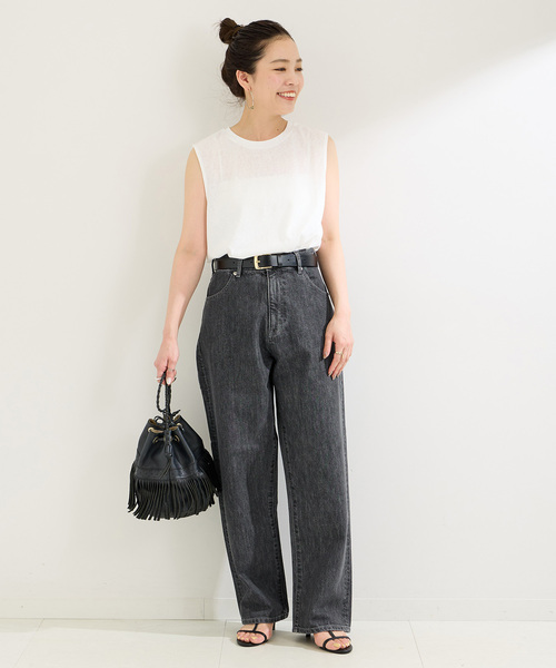 ミッドライズカーブ5ポケット JEAN（デニムパンツ）｜B.C STOCK