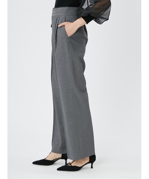 FRAY I.D（フレイアイディー）の「ピンタックストレートパンツ（スラックス・レディース・チャコールグレー/ピンク/ネイビー・0/1）」の13枚目の写真