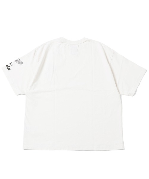 GYPSY&SONS（ジプシーアンドサンズ）の「HONDA×GS BAGGY  TEE(CT100)　ホンダコラボジーエスバギーティーシーティーヒャク（Tシャツ/カットソー・メンズ・ブラック/アイボリー・LARGE/MEDIUM）」の3枚目の写真