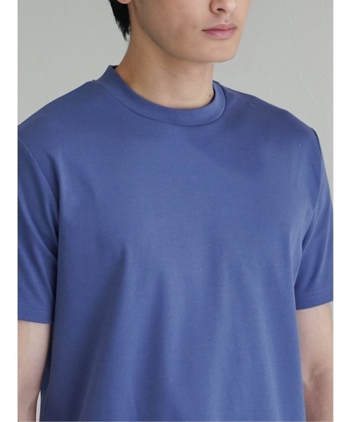 TAKA-Q(タカキュー)の「Tシャツ メンズ 半袖 ストレッチ 綿 コットン 無地 クルーネック ドレスT(Tシャツ/カットソー・メンズ・ブルー/ブラウン/ライトグレー/ブラック/グリーン/ホワイト・X-LARGE/LARGE/MEDIUM)」の14枚目の写真
