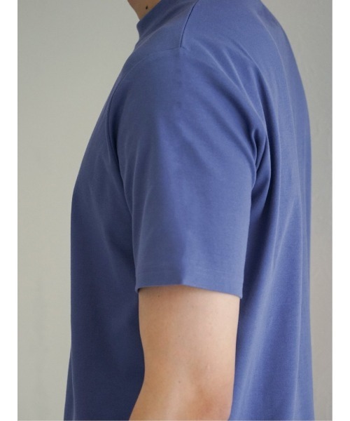 TAKA-Q(タカキュー)の「Tシャツ メンズ 半袖 ストレッチ 綿 コットン 無地 クルーネック ドレスT(Tシャツ/カットソー・メンズ・ブルー/ブラウン/ライトグレー/ブラック/グリーン/ホワイト・X-LARGE/LARGE/MEDIUM)」の15枚目の写真