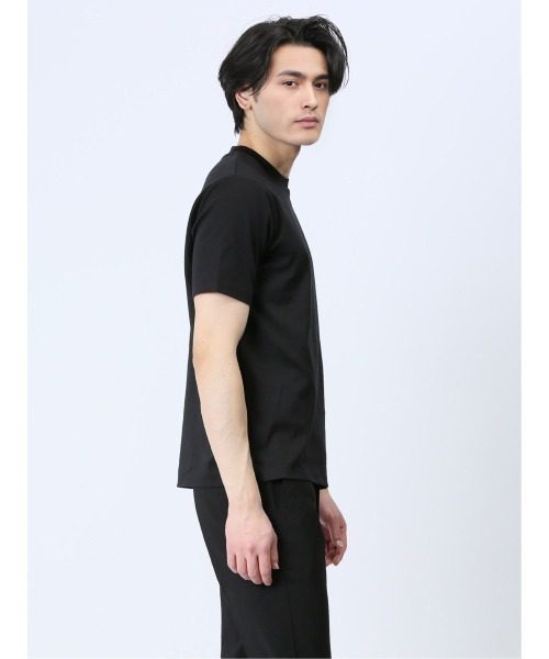 TAKA-Q(タカキュー)の「Tシャツ メンズ 半袖 ストレッチ 綿 コットン 無地 クルーネック ドレスT(Tシャツ/カットソー・メンズ・ブルー/ブラウン/ライトグレー/ブラック/グリーン/ホワイト・X-LARGE/LARGE/MEDIUM)」の19枚目の写真