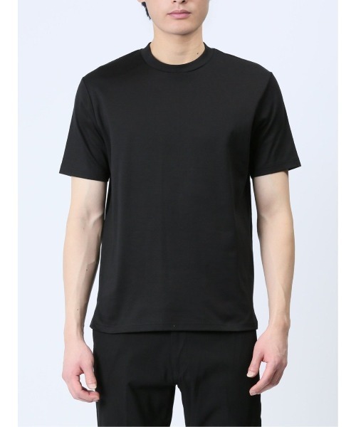 TAKA-Q(タカキュー)の「Tシャツ メンズ 半袖 ストレッチ 綿 コットン 無地 クルーネック ドレスT(Tシャツ/カットソー・メンズ・ブルー/ブラウン/ライトグレー/ブラック/グリーン/ホワイト・X-LARGE/LARGE/MEDIUM)」の20枚目の写真