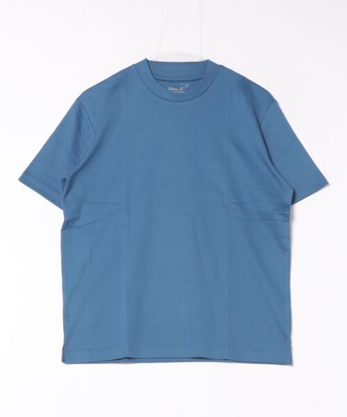 TAKA-Q(タカキュー)の「Tシャツ メンズ 半袖 ストレッチ 綿 コットン 無地 クルーネック ドレスT(Tシャツ/カットソー・メンズ・ブルー/ブラウン/ライトグレー/ブラック/グリーン/ホワイト・X-LARGE/LARGE/MEDIUM)」の16枚目の写真