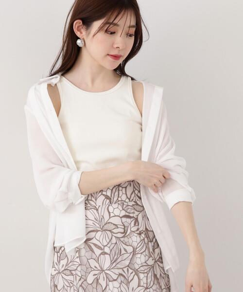 PROPORTION BODY DRESSING（プロポーションボディドレッシング）の「カップ付きアメスリーブ（タンクトップ・レディース・ブラック/グレー/ホワイト・FREE）」の12枚目の写真