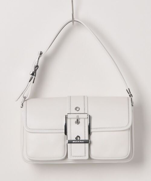 MICHAEL KORS(マイケルコース)の「COLBY レザー ショルダー ミディアム(ショルダーバッグ・レディース・ホワイト系・FREE)」の2枚目の写真