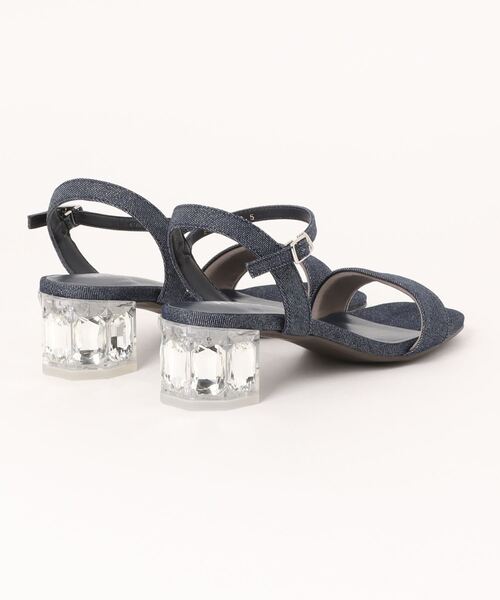 HIMIKO（ヒミコ）の「【HIMIKO】クリアビジューヒールサンダル/641233（サンダル・レディース・ブラック/パープル/ネイビー・24.5cm/24.0cm/23.5cm/23.0cm/22.5cm/22.0cm）」の16枚目の写真