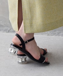 HIMIKO | 【HIMIKO】クリアビジューヒールサンダル/641233(サンダル)