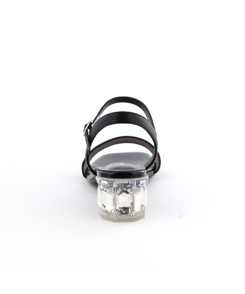 HIMIKO（ヒミコ）の「【HIMIKO】クリアビジューヒールサンダル/641233（サンダル・レディース・ブラック/パープル/ネイビー・24.5cm/24.0cm/23.5cm/23.0cm/22.5cm/22.0cm）」の13枚目の写真