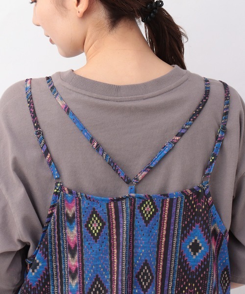 チチカカ(チチカカ)の「エスパンディキカプリントキャミソールワンピース(ワンピース・レディース・グリーン/ブルー/レッド・FREE)」の19枚目の写真