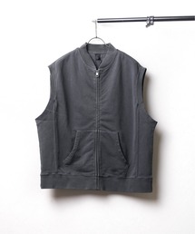 ARCHIVER（アーカイバ）の「【69】【it】ピグメント加工裏毛スウェットZIPベスト（ベスト）」
