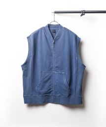 ARCHIVER（アーカイバ）の「【69】【it】ピグメント加工裏毛スウェットZIPベスト（ベスト）」