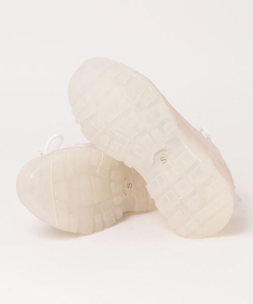 one after another NICE CLAUP（ワンアフターアナザーナイスクラップ）の「ミルキーソールボリュームスニーカー（スニーカー・レディース・ピンク/ホワイト・L/M/S/LL）」の4枚目の写真