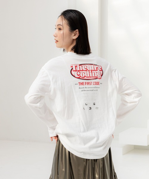 LAKOLE(ラコレ)の「オリジナルバンド長袖T / 112929(Tシャツ/カットソー・レディース・ベージュ/オフホワイト/チャコールグレー・SMALL/MEDIUM)」の20枚目の写真