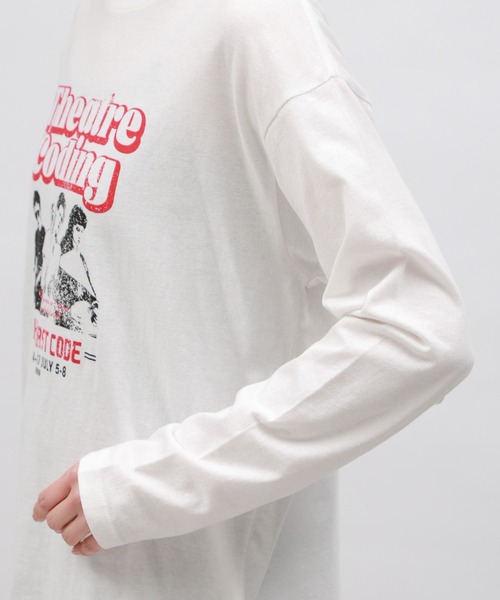 LAKOLE(ラコレ)の「オリジナルバンド長袖T / 112929(Tシャツ/カットソー・レディース・ベージュ/オフホワイト/チャコールグレー・SMALL/MEDIUM)」の7枚目の写真