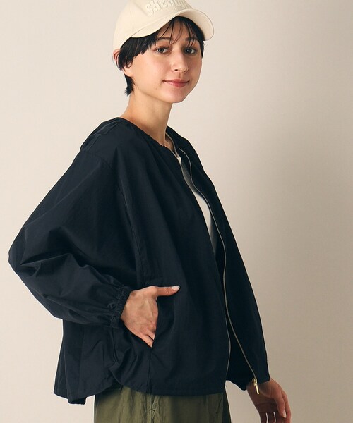 【セール】【軽羽織り】ギャザーブルゾン(S~L)(ブルゾン)|Dessin(デッサン) 【セール】【軽羽織り】ギャザーブルゾン(S~L)(ブルゾン)|Dessin(デッサン)
