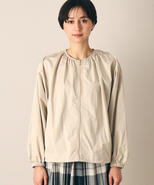 【セール】【軽羽織り】ギャザーブルゾン(S~L)(ブルゾン)|Dessin(デッサン) 【セール】【軽羽織り】ギャザーブルゾン(S~L)(ブルゾン)|Dessin(デッサン)