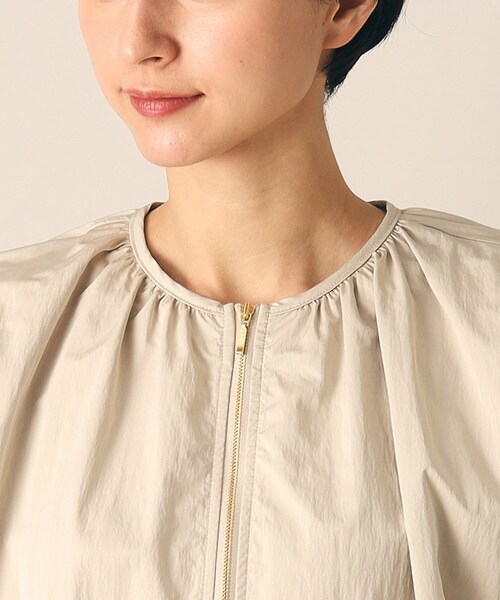 【セール】【軽羽織り】ギャザーブルゾン(S~L)(ブルゾン)|Dessin(デッサン) 【セール】【軽羽織り】ギャザーブルゾン(S~L)(ブルゾン)|Dessin(デッサン)