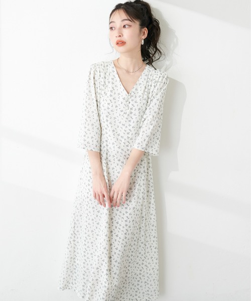 natural couture(ナチュラルクチュール)の「WEB限定 / レトロ小花ワンピース(ワンピース・レディース・その他4/その他1/その他2/その他3・MEDIUM/LARGE)」の8枚目の写真