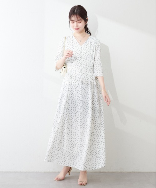 natural couture(ナチュラルクチュール)の「WEB限定 / レトロ小花ワンピース(ワンピース・レディース・その他4/その他1/その他2/その他3・MEDIUM/LARGE)」の11枚目の写真