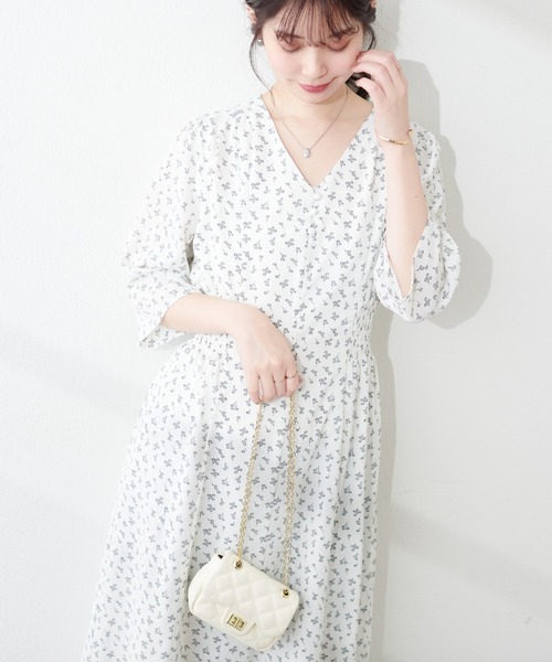 natural couture(ナチュラルクチュール)の「WEB限定 / レトロ小花ワンピース(ワンピース・レディース・その他4/その他1/その他2/その他3・MEDIUM/LARGE)」の13枚目の写真