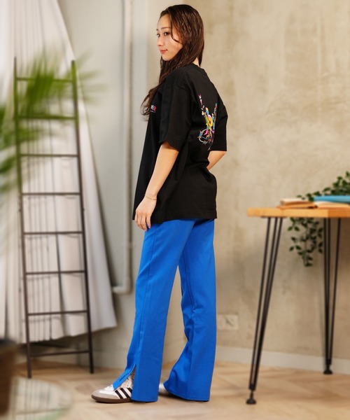 THRASHER（スラッシャー）の「【限定販売】THRASHER/スラッシャー ユニセックス オーバーサイズTシャツ ビックシルエット バックプリント THML-24SPSST01（Tシャツ/カットソー・レディース・ブルー/ブラック/ホワイト・L/M）」の5枚目の写真