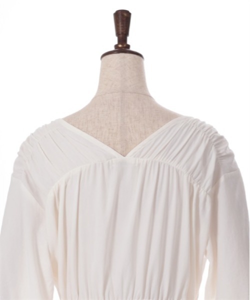 axes femme（アクシーズファム）の「イレヘムフリルチュニック（チュニック・レディース・ブラック/キナリ/ピンク・FREE）」の11枚目の写真