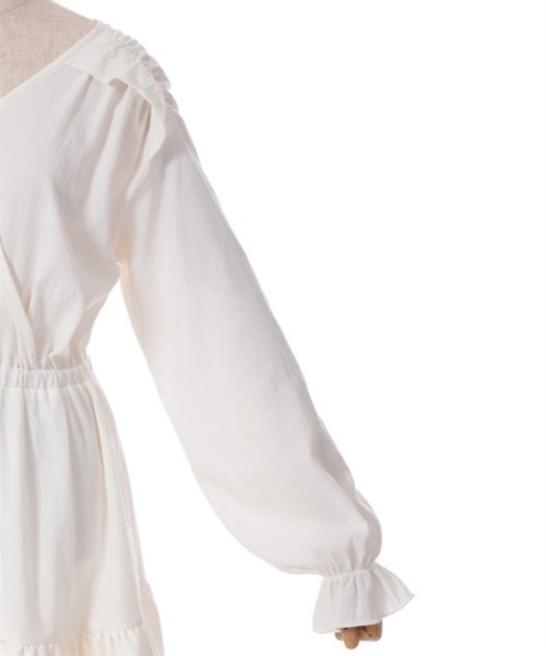 axes femme（アクシーズファム）の「イレヘムフリルチュニック（チュニック・レディース・ブラック/キナリ/ピンク・FREE）」の13枚目の写真