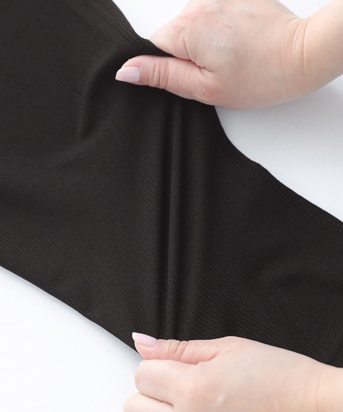 n'OrLABEL（ノアールレーベル）の「『シアーカットソーカーディガン』（カーディガン/ボレロ・レディース・ライトグリーン/ブラック/オフホワイト・FREE）」の5枚目の写真