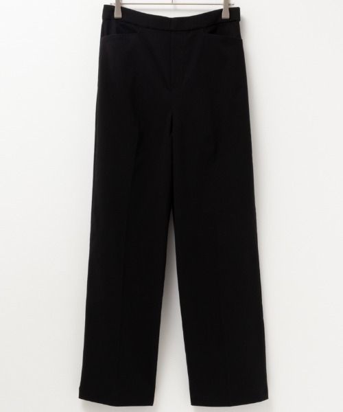 HusHusH（ハッシュアッシュ）の「HusHush ハッシュアッシュ らく美パンストレートパンツ（その他パンツ・レディース・ブラック/イエロー系その他/グレイッシュベージュ・S/M/L）」の14枚目の写真