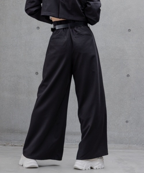 PAGEBOY（ページボーイ）の「タックスラックス（スラックス・レディース・チャコールグレー/グレー/ブラック・MEDIUM/SMALL）」の14枚目の写真