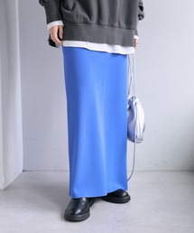 PUAL CE CIN | 【Du noir】ナロースカート(スカート)